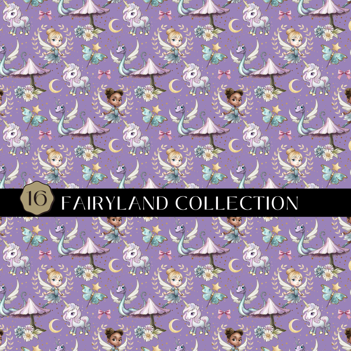 Fairyland Collection Vinyl collection- 12x12 vinyl sheets-20 designs available