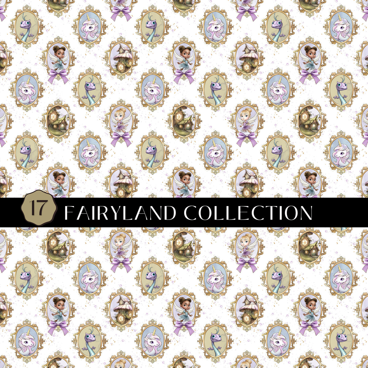 Fairyland Collection Vinyl collection- 12x12 vinyl sheets-20 designs available