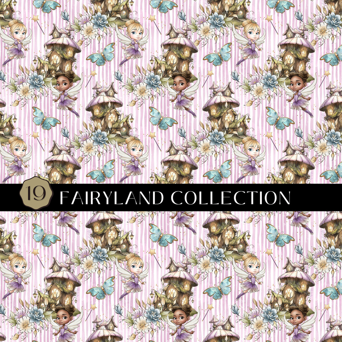 Fairyland Collection Vinyl collection- 12x12 vinyl sheets-20 designs available