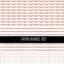 Faith Doodle Patchwork Set