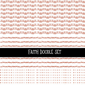 Faith Doodle Patchwork Set