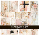 Faith Doodle Patchwork Set
