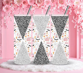 Wild Halloween Precut Diamonds vinyl tumbler wraps