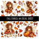 Fall Fairies UV DTF Decal sheets 12 Designs available