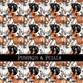 Pumpkin & Petals 12x12 vinyl sheet
