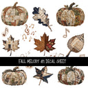 Fall Melody UV DTF Decal sheets 2 Designs available