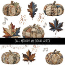 Fall Melody UV DTF Decal sheets 2 Designs available