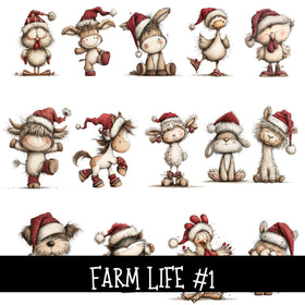 Farm Life UV Decal sheets 2 to choose from