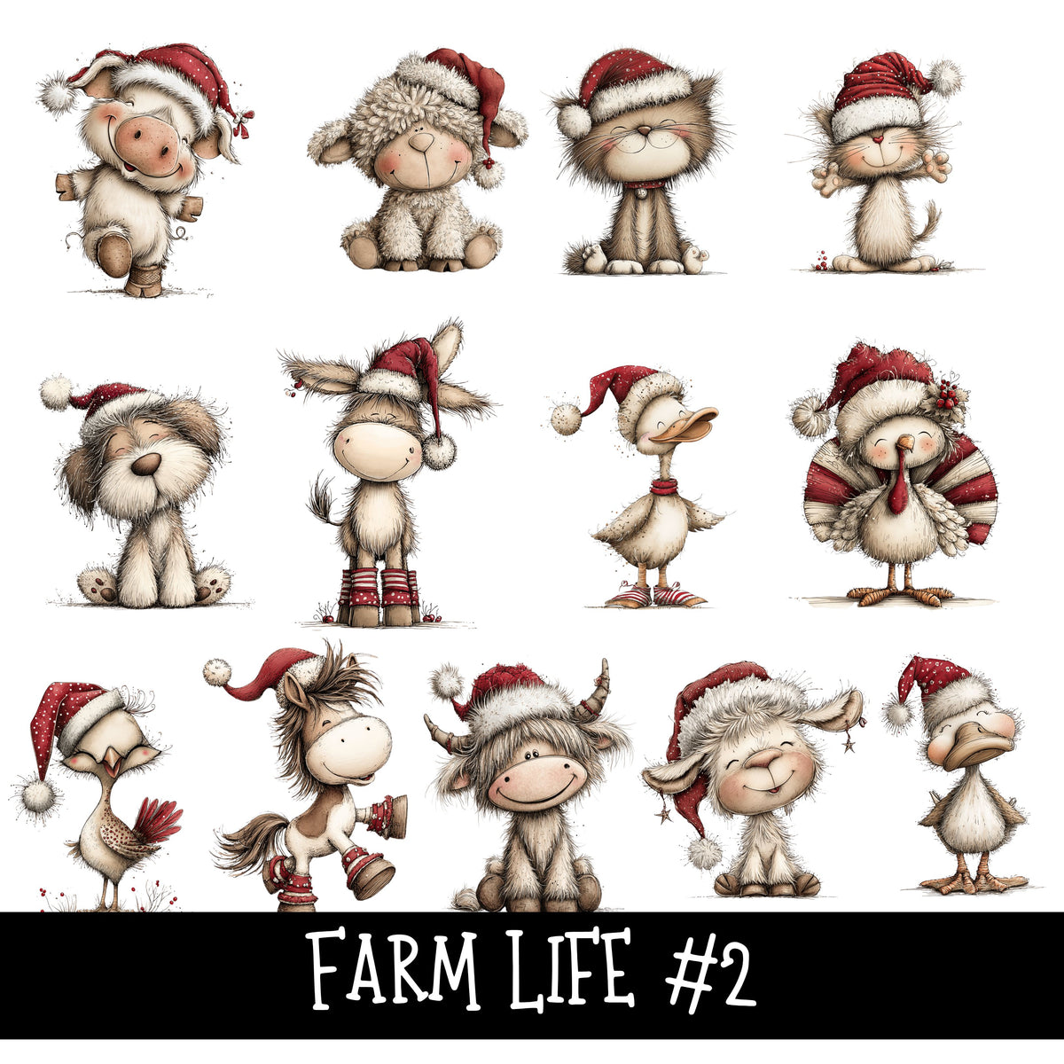 Farm Life UV Decal sheets 2 to choose from