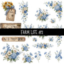 Farm Life torn Pages UV DTF Decal sheets 3 designs available