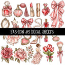 Fashion Torn Pages UV DTF Decal sheets 8 Designs available