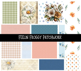 Feelin Froggy Doodle Patchwork Set