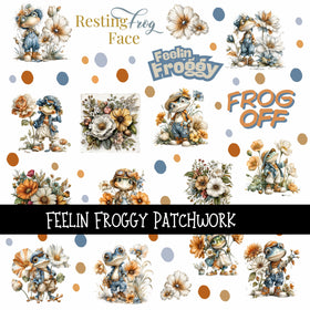 Feelin Froggy Doodle Patchwork Set