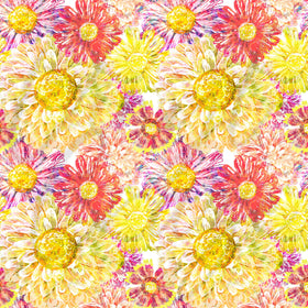 Firework Floral Adhesive Vinyl