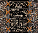 Fishing Rules 20 or 30 ox Skinny Adhesive Vinyl Wrap