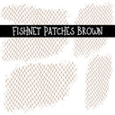 Fishnet Patches UV DTF Decal sheet 7 Colors available