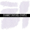 Fishnet Patches UV DTF Decal sheet 7 Colors available