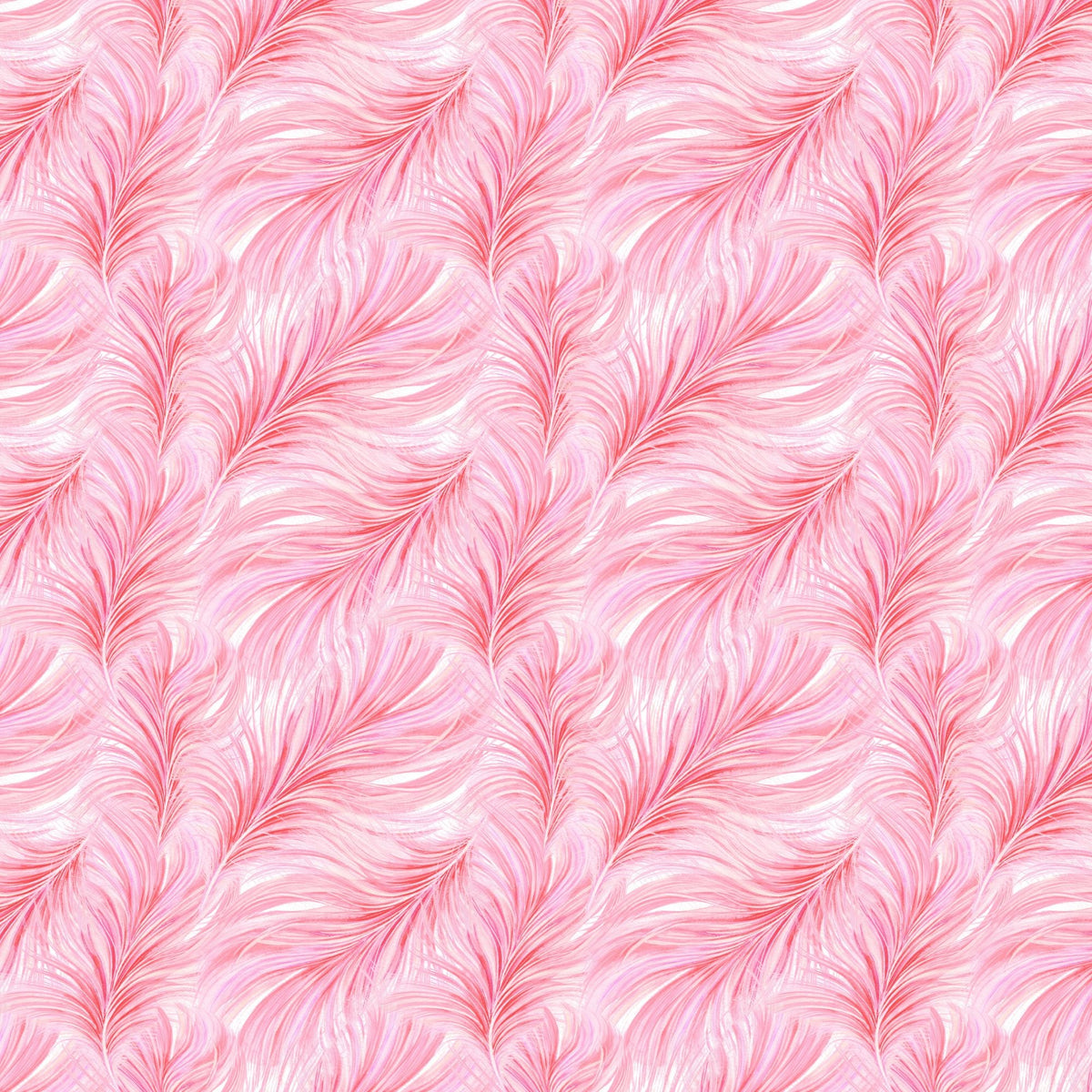 Flamingo Feathers - Adhesive Vinyl