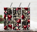 Leopard Bow Dr. Pepper Zero vinyl tumbler wraps