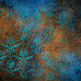 Floral Patina - Adhesive Vinyl
