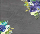 Floral Chalkboard Adhesive Vinyl Wrap