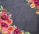 Floral Chalkboard Adhesive Vinyl Wrap
