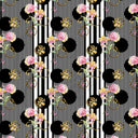 Floral and Stripes Adhesive Vinyl