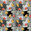 Floral and Stripes Adhesive Vinyl