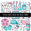 Floss like a boss UV DTF Decal sheets 8 Designs available