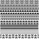Flourished Borders UV DTF Decal sheet 2 styles 2 color options