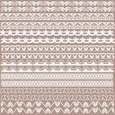 Flourished Borders UV DTF Decal sheet 2 styles 2 color options