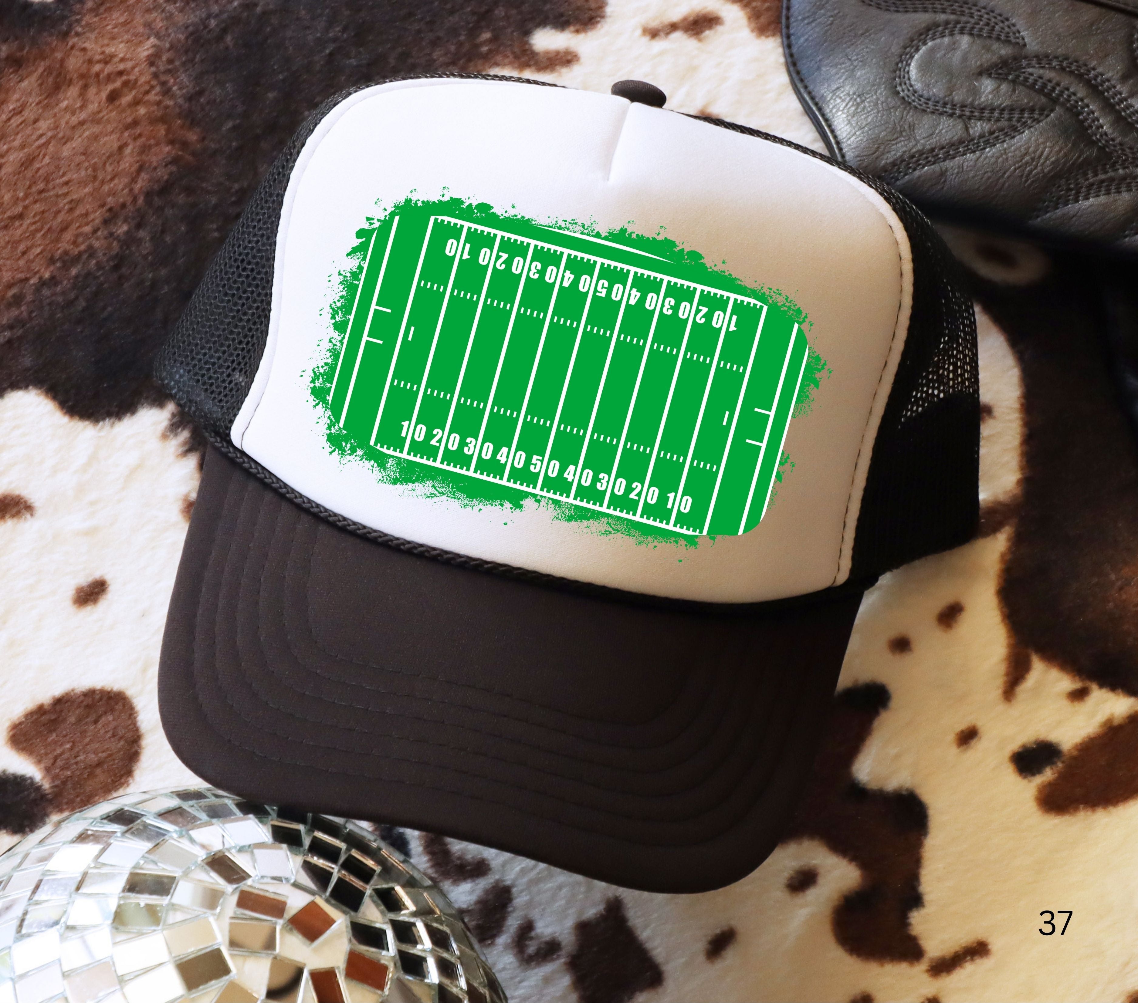 Football Field Hat DTF hat transfers 5wx3h – Kraft Craze