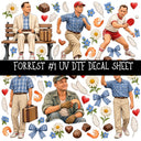 Forrest UV DTF Decal sheets 11 Designs available