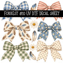 Forrest UV DTF Decal sheets 11 Designs available