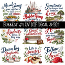 Forrest UV DTF Decal sheets 11 Designs available