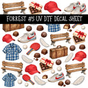 Forrest UV DTF Decal sheets 11 Designs available