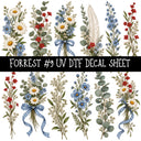 Forrest UV DTF Decal sheets 11 Designs available