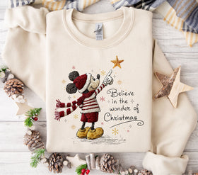 Believe in the wonder Mick faux Yarn DTF Transfers