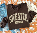 Sweater Weather faux Yarn Cream DTF Transfers