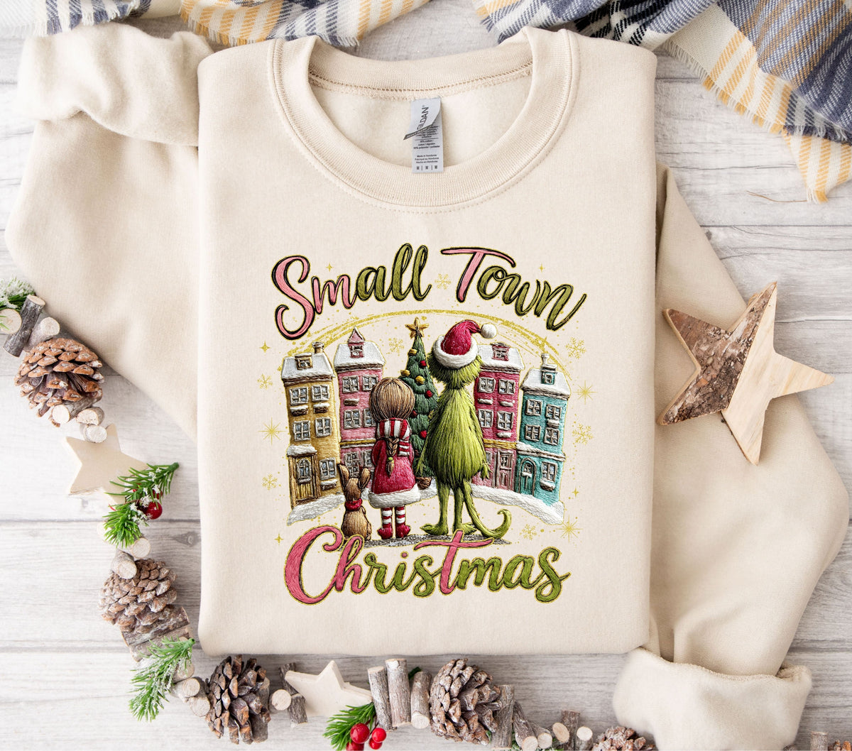Small town Christmas Grinch  DTF Transfers