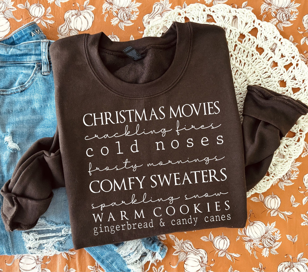 Christmas Movies-white  DTF Transfers