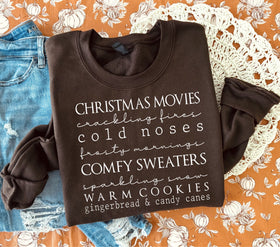 Christmas Movies-white  DTF Transfers