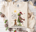 Maybe Christmas-black faux Yarn DTF Transfers
