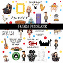Friends Doodle Patchwork Set