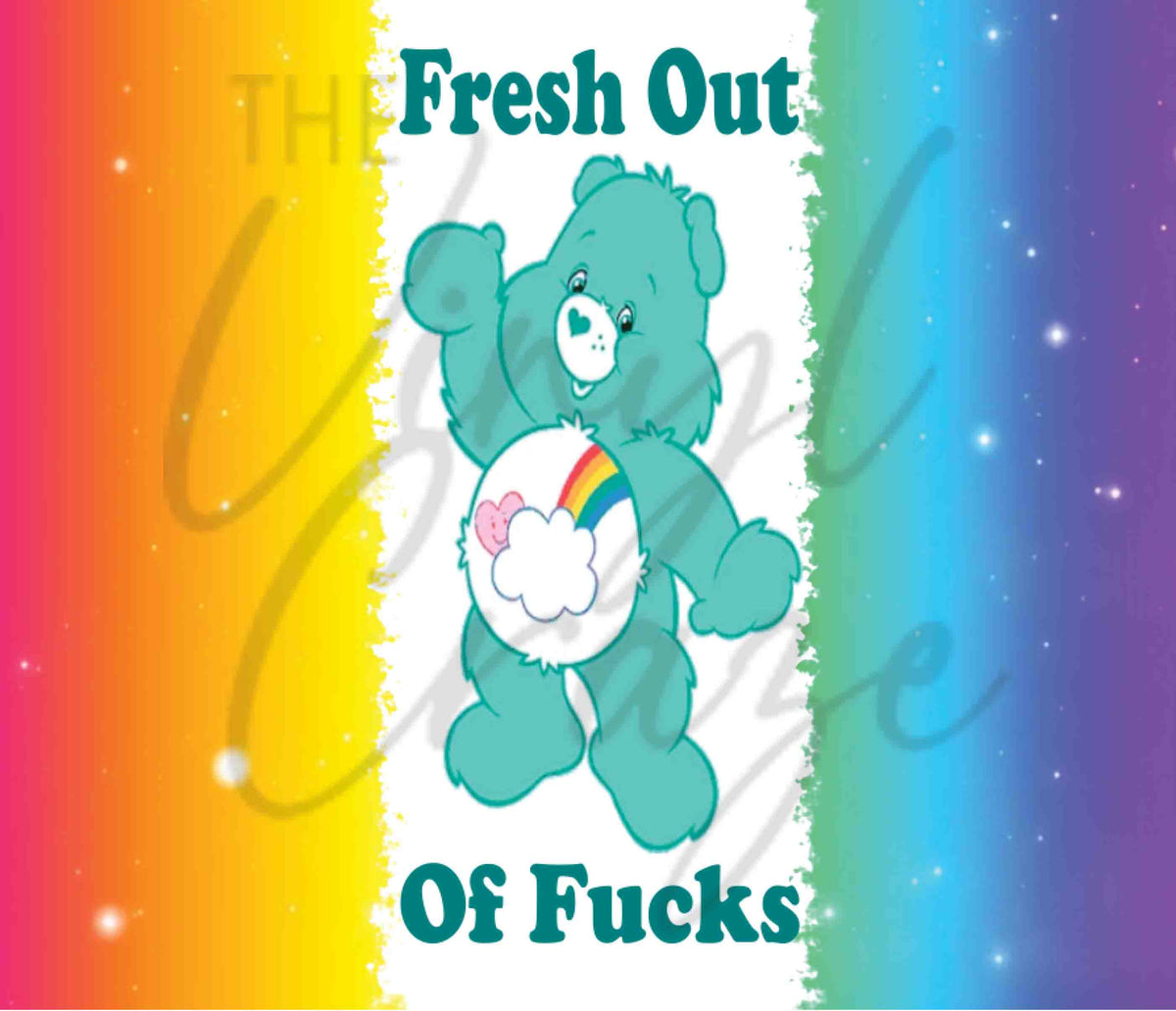 Naughty Bears 20 or 30 oz Skinny Adhesive Vinyl Wrap
