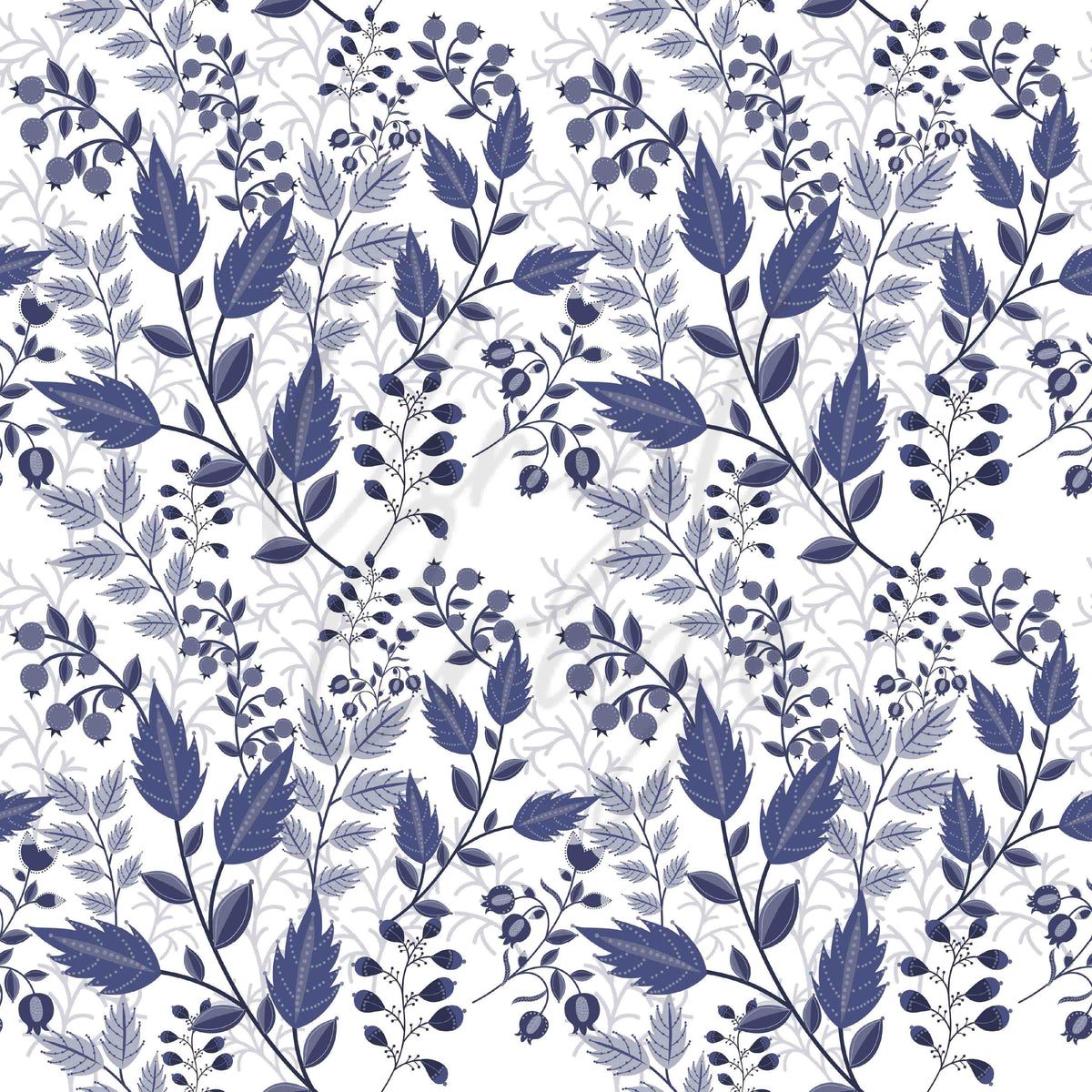 Frigid Floral - Adhesive Vinyl