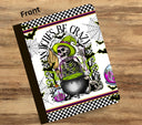 Witches be crazy vinyl composition notebook wrap