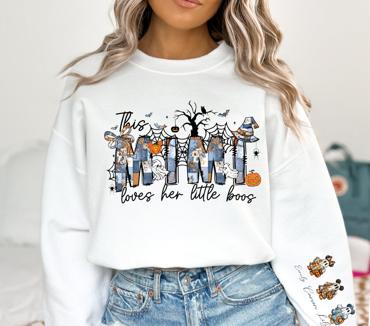 This Mimi loves her little Boos dtf transfers