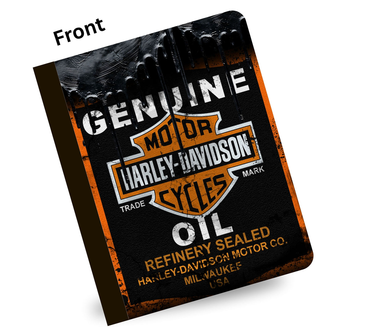 HD oil notebook wrap
