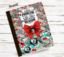If I'm the problem leopard cherry notebook wrap (